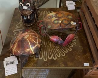 Copper Turtle Sculpture