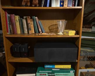 Wooden Shelf, Books