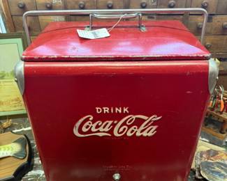 Vtg Coca Cola Ice Box 