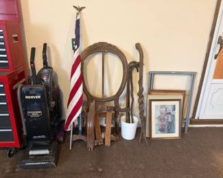 Hoover Vacuum, American Flag, Frames