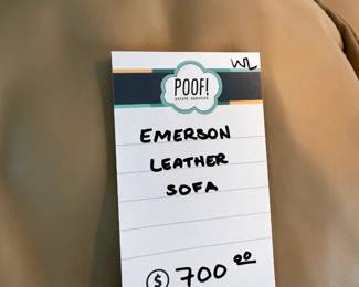 Emerson Leather Sofa 