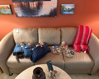 Palliser Leather Sofa 