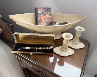 Candlestick Holders, Decorative Bowl 