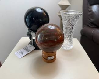 Paperweights, Crystal Vase 