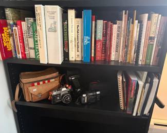 Books, Cameras 
