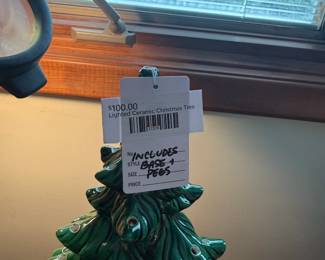 Lighted Ceramic Christmas Tree
