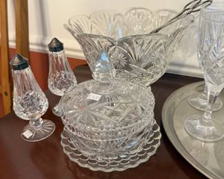 Crystal Salt & Pepper Shakers
