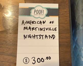 American of Martinsville Nightstand 