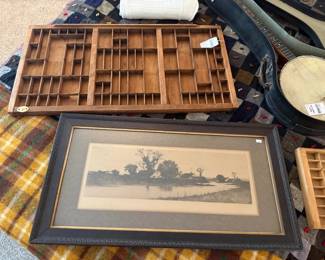 Trinket Shelf, Wall Art 