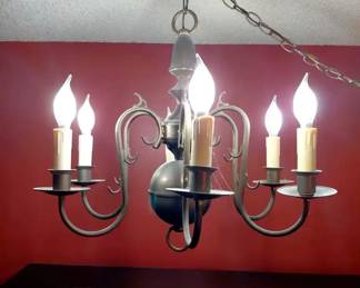 Unique Brass Plugin Chandelier