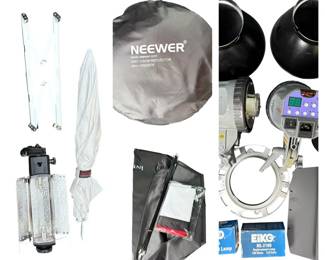 Photo Lighting Kit Lowel Tota and two Interfit EXD200s