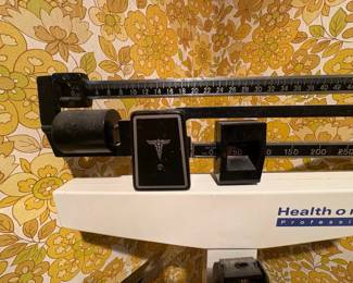 Professional HealthOMeter Old Fashioned Scale And Height Measurer