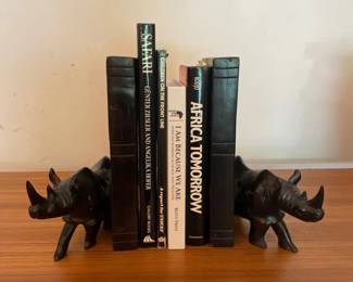 Rhinoceros Bookend Collection