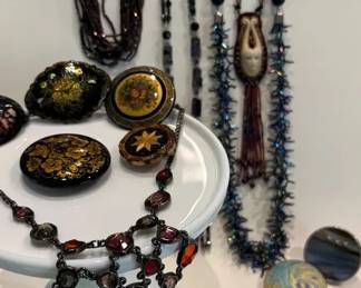Dark Iridescent And Romantic Jewelry Collection