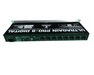 Behringer ADA8000 Ultragain Pro8 Digital 8channel microphone preamplifier and AD DA converter