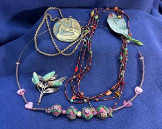 Vintage Handcrafted And Boho Jewelry Lot