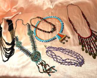 Striking Beaded Necklaces