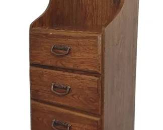 Vintage Five Drawer Lingerie Chest Style Tall Chest With Floral Decor