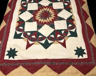 68 X 86 Manufactured Lone Star Quilt