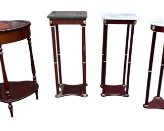 Vintage Mahogany Accent Tables