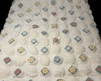 98 X 82 JCPenney Puff Quilt