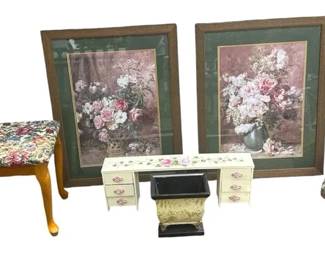 Vintage Floral Decor