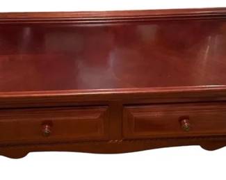 Vintage Solid Wood 2Drawer Coffee Table