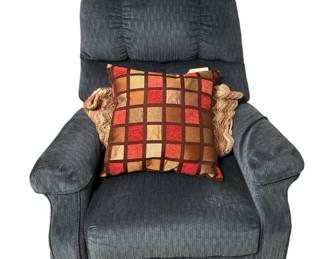 Electric Blue Recliner Chair