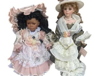 Vintage Victorian Porcelain Dolls  Includes Cathay Collection Limited Edition Nina