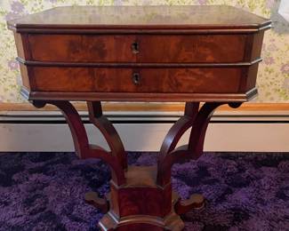 Awesome Antique Sewing & Writing Desk