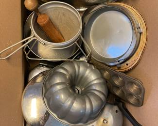 Vintage Kitchenware and Pots and Pans