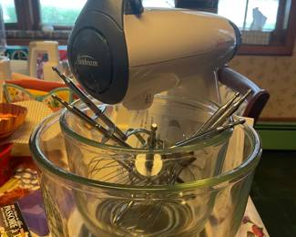 Vintage Sunbeam Mixer Set