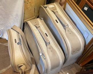 3 for 30. Vintage suitcases