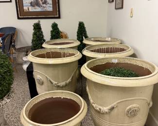 Huge Italian planters. Huge ones were $1800 a piece (Have proof of reciept).  Asking $599 per large planter.