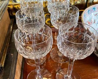 vintage waterford. 25 per glass