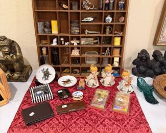 Printer box with vintage trinkets included!