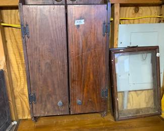 Antique wall cabinet