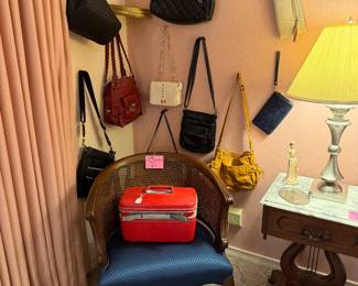 Purses, MCM chair
