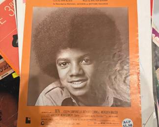 Ben Sheet music vintage MJ