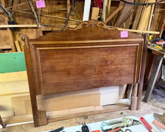 Antique headboard
