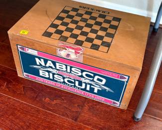 Nabisco Vintage Wood Crate