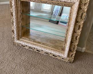 Wall Mirror with Shelves