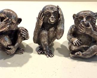 Buccellati  sterling "Three Monkeys"