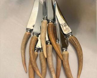 Stag horn knives (10)