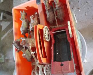 Vintage cast iron toy