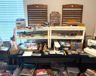 Sewing and crafting supplies