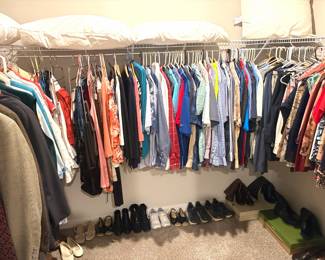Women's shoes and women's clothing 