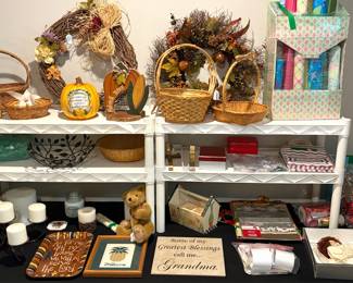 Vintage and modern holiday decor, home decor, and other misc decor