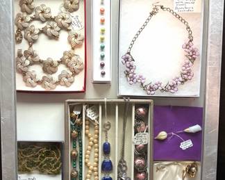 Collection of vintage, fine and costume jewelry