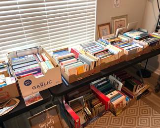 Large collection of books 